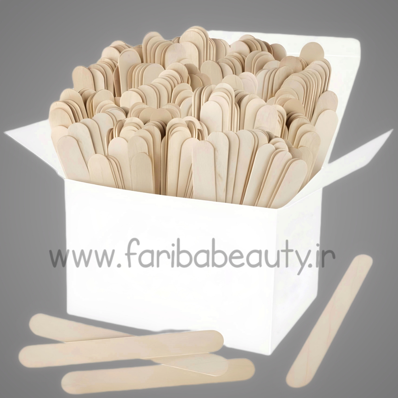 کارتن چوب بستنی آبسلانگ(کاردک چوبی)بسته 100تایی30عددی