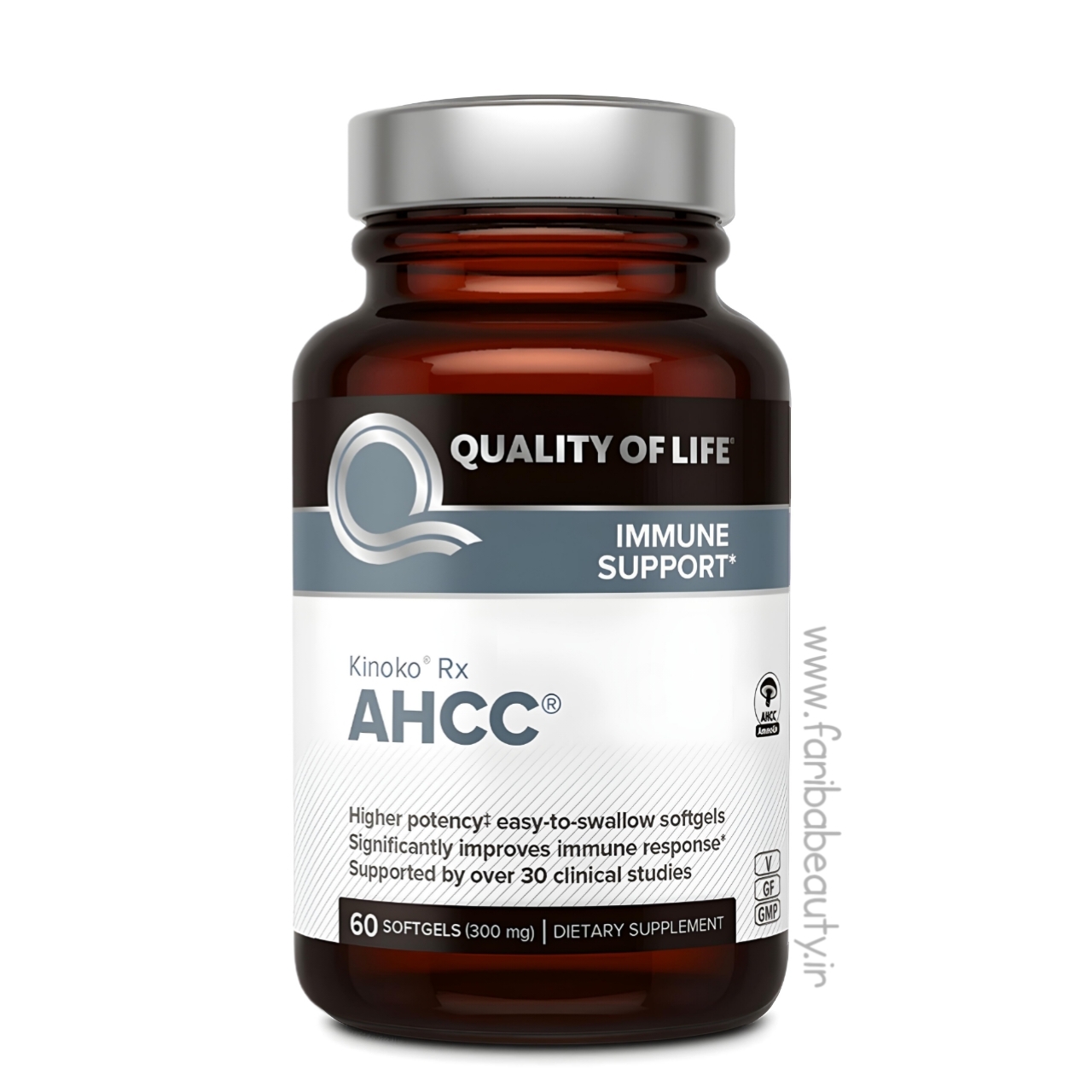 کپسول AHCC kinoko کوالیتی آف لایف مدل پلاتینیوم