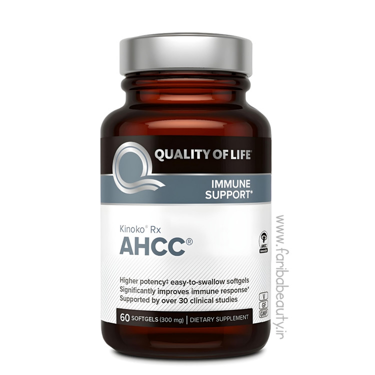 کپسول AHCC kinoko کوالیتی آف لایف مدل پلاتینیوم