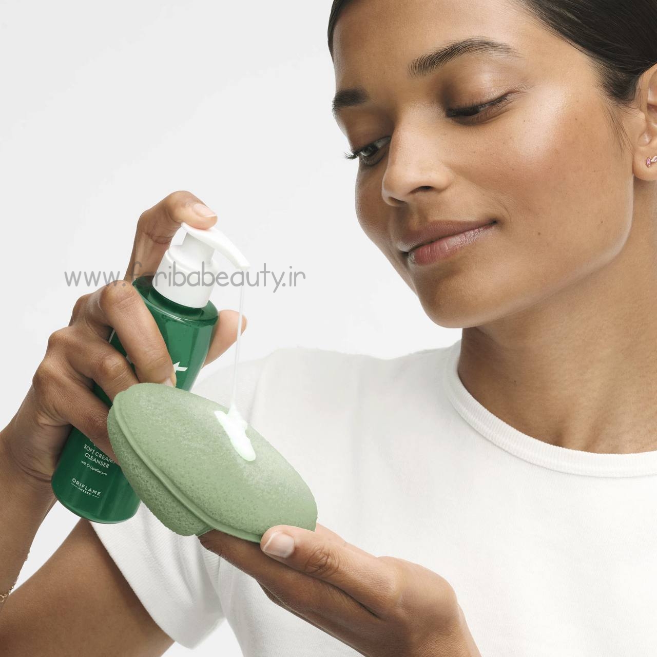 شوینده کلینزر فومی صورت اپتیمالز اوریفلیم سوئد (فیس واش)پاک‌کننده کرمی